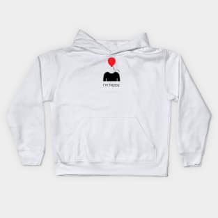 i'm happy Kids Hoodie